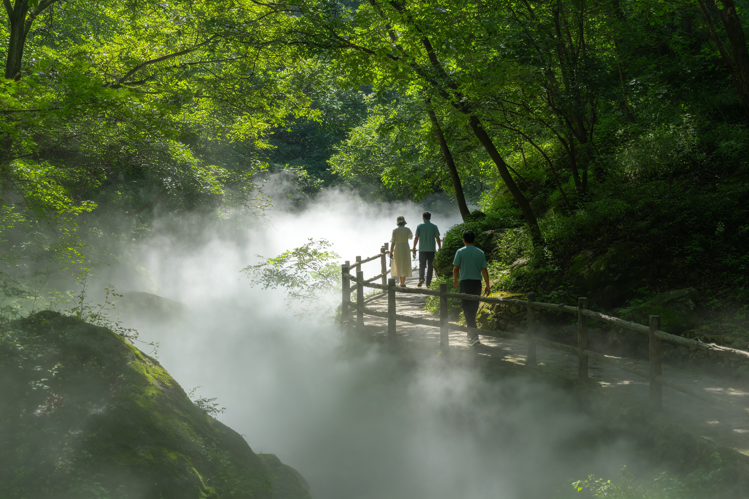 青城山景区景观雾森工程