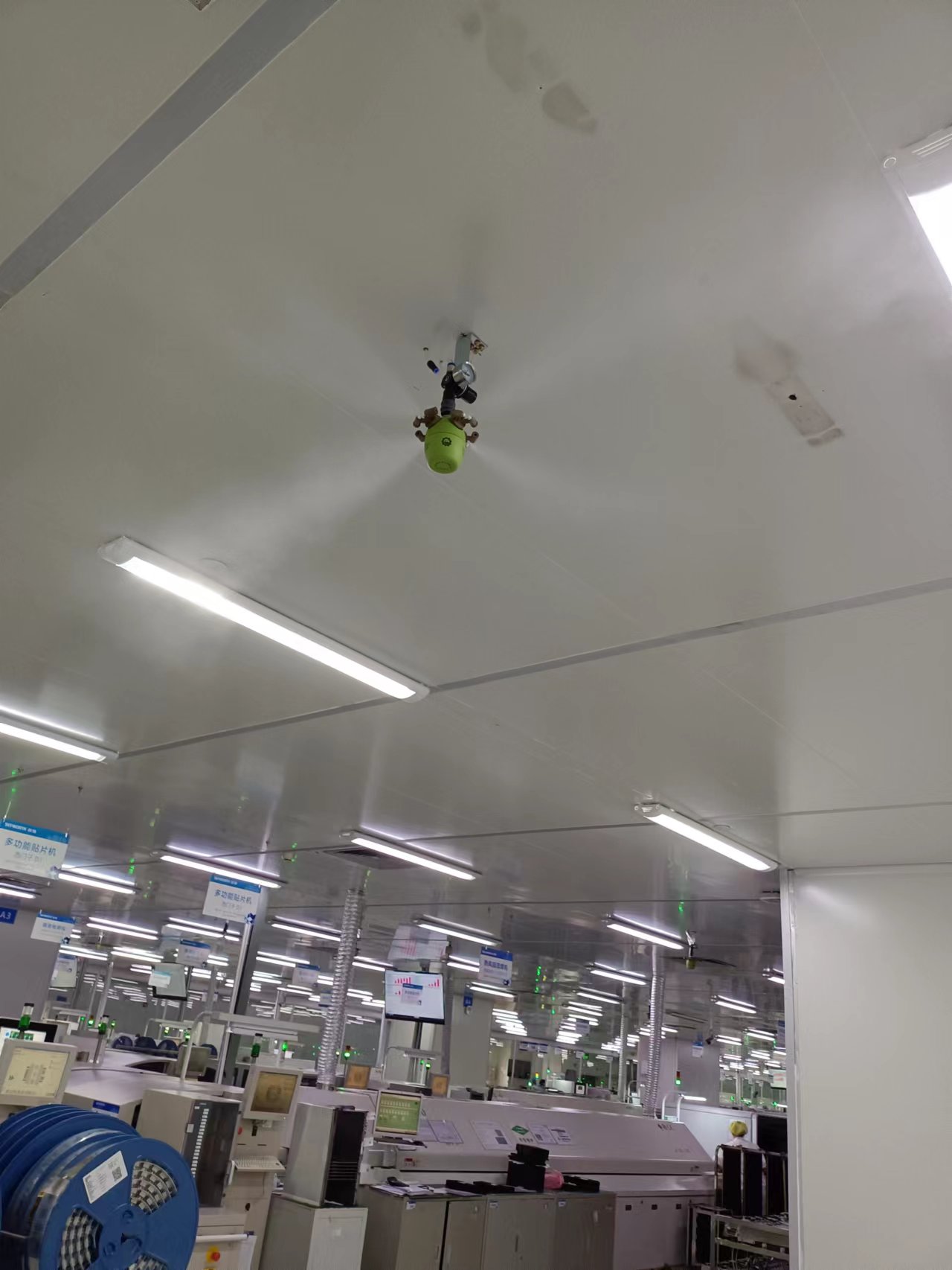 深圳某知名电子厂SMT车间二流体加湿项目